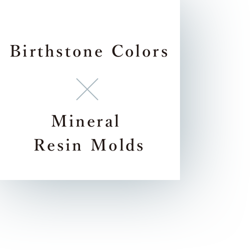 Birthstone Colors × Mineral Resin Molds