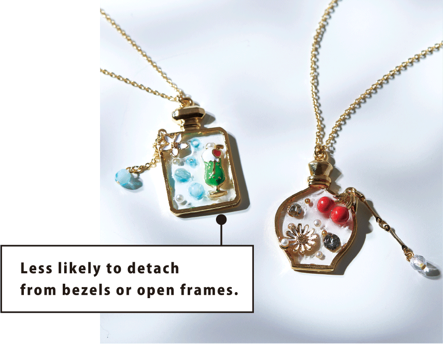 Less likely to detach from bezels or open frames.