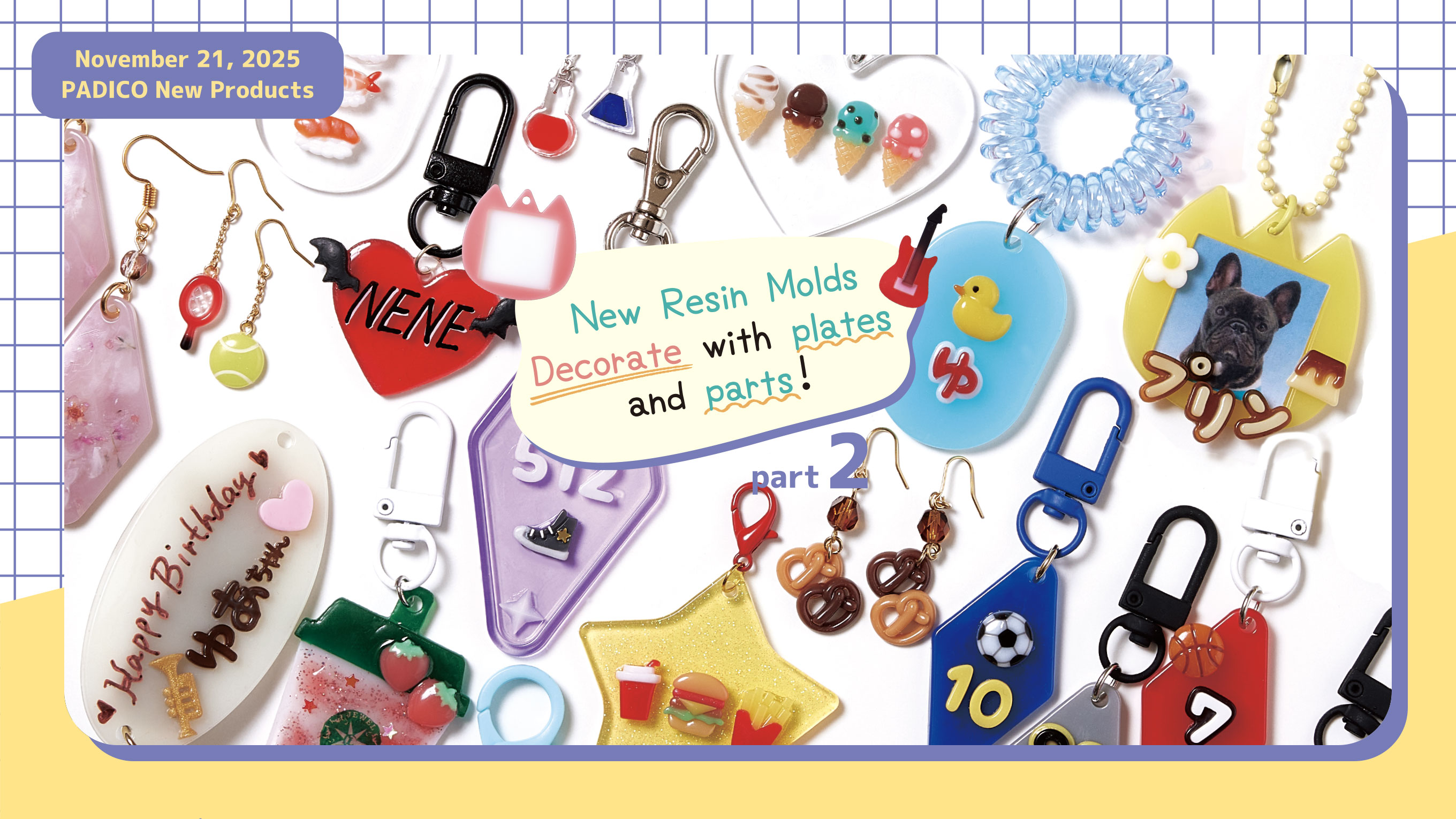 November 21, 2025 PADICO New Products New Resin Molds Decorate with plates and parts! part2