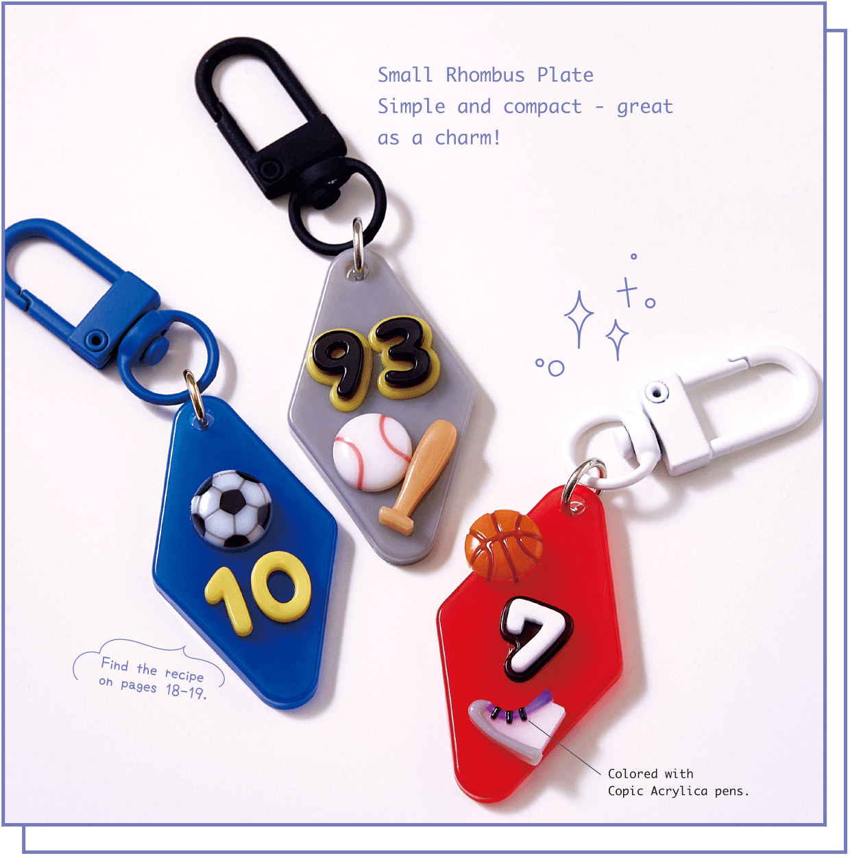 Small Rhombus Plate Simple and compact - great as a charm!