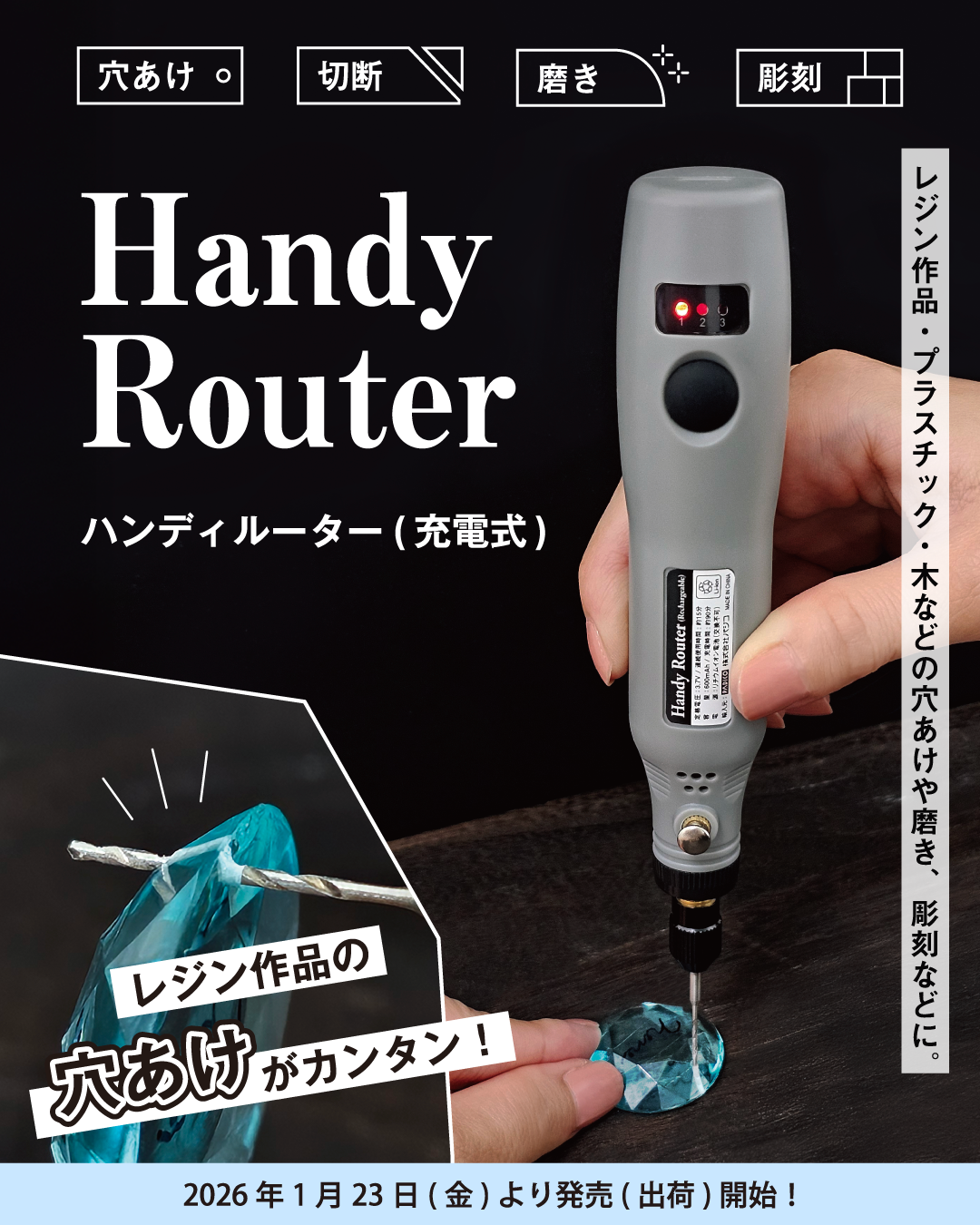 2026年1月23日(金)より出荷開始、新商品のお知らせ『ハンディルーター