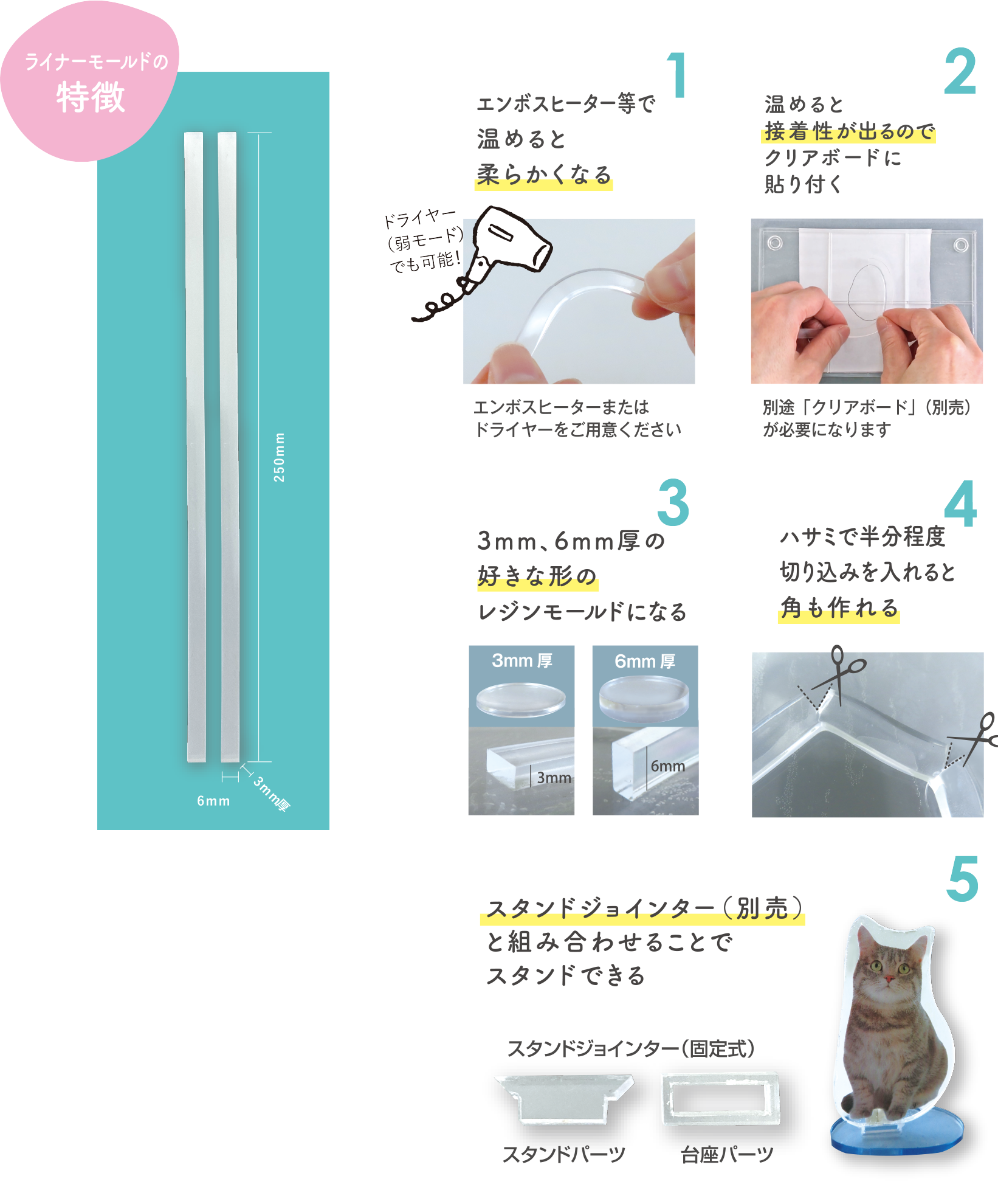 【ひーちゃん】レジンボード 2022 Autumn パジコの新商品 - Products | 製品情報 | PADICO