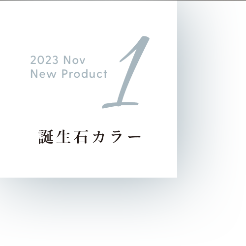 2023 Nov New Product 1 誕生石カラー
